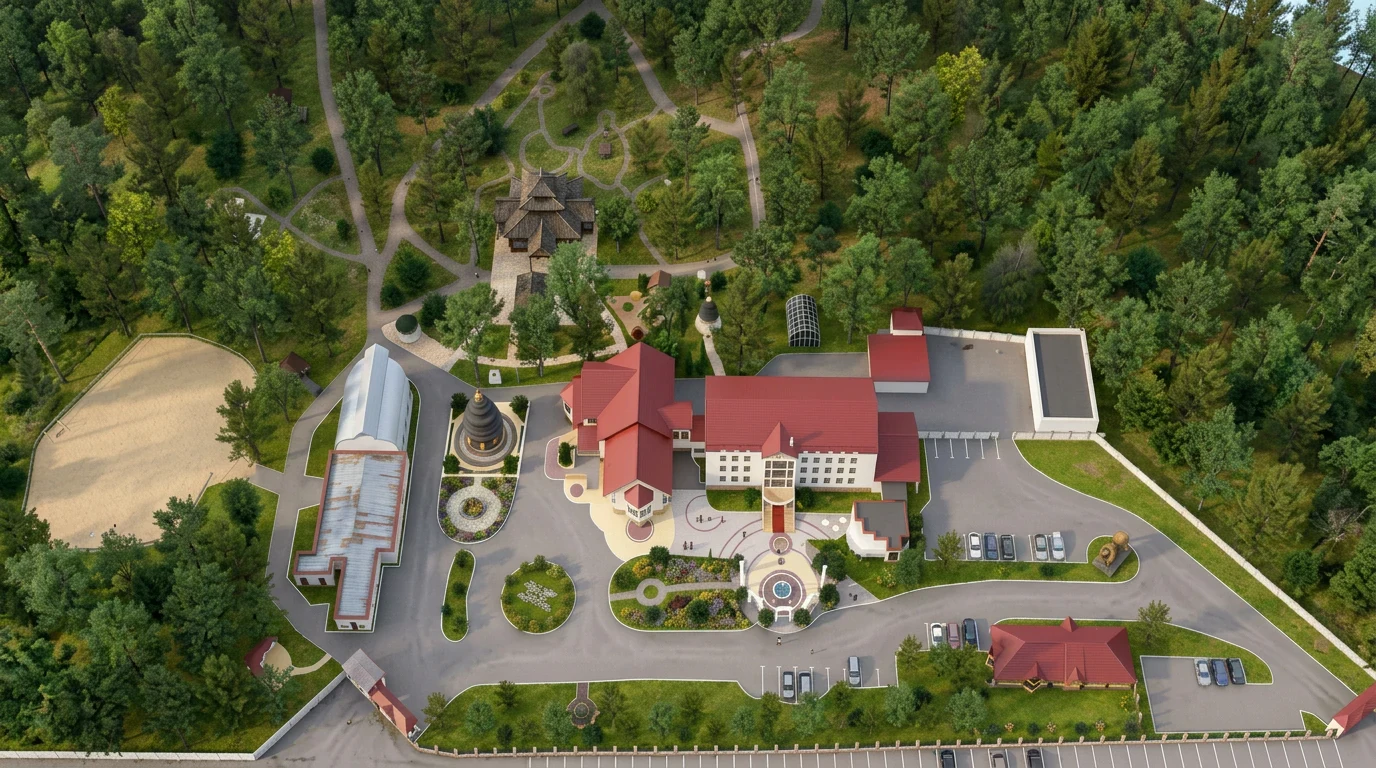 Фирменная карта территории ЯР Hotel&SPA